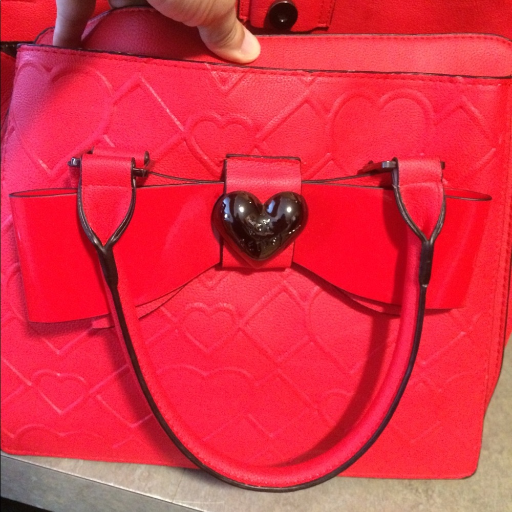 Betsey Johnson Red Bow Bag!